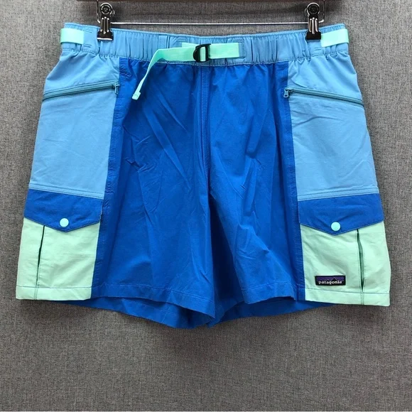 Patagonia Blue and Aqua Athletic Shorts - Picture 3 of 12